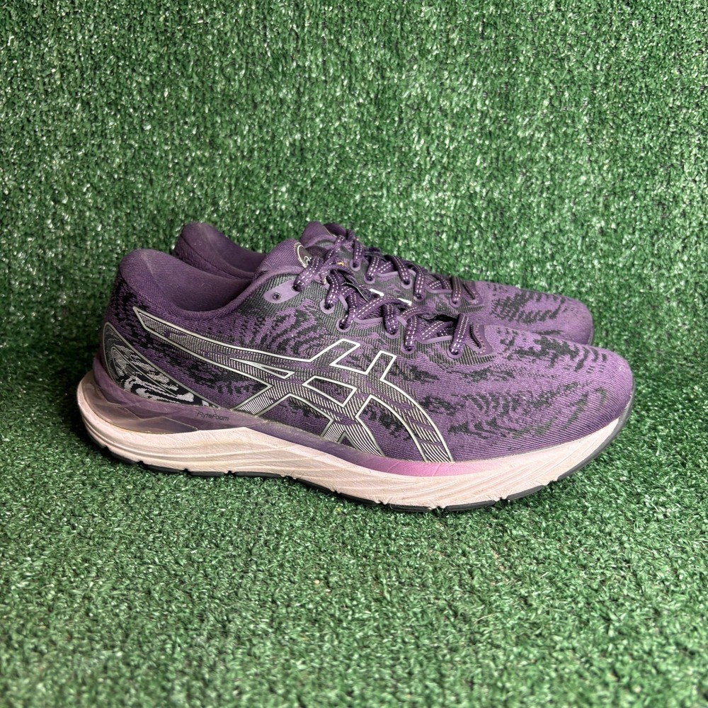 Asics Gel-Cumulus 23 Flytefoam Knit Athletic Running Shoes Purple Womens Size 10 - Picture 1 of 9